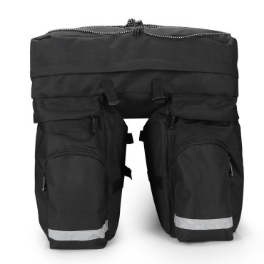 Warty Bicycle Bag 60 l na trupu + Črni dežni plašč