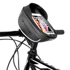 Bicycle bag on the steering wheel with a phone case 1 l black