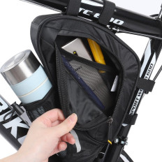 Velosipēdu maisiņš zem rāmja 1,5l melns