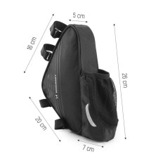Fahrradtasche unter Rahmen 1,5l schwarz