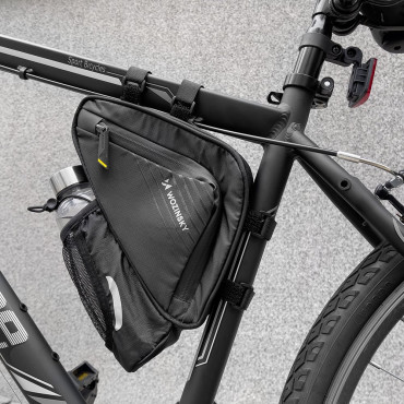 Velosipēdu maisiņš zem rāmja 1,5l melns