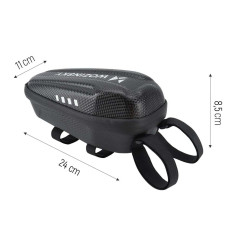 Vodotesná čelenka Scooter Bag na skútri 2 l Black