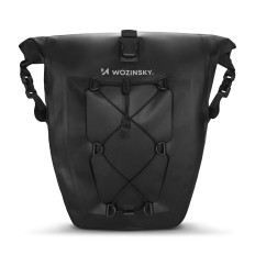 Wasserdichte Fahrradtasche Sakwa auf dem Trunk 25l schwarz