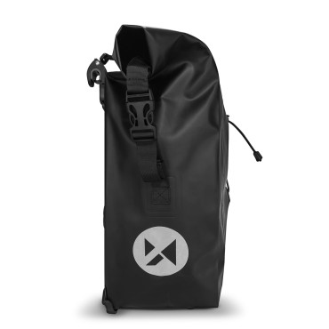 Bolsa de bicicleta impermeable SAKWA en tronco 25l negro