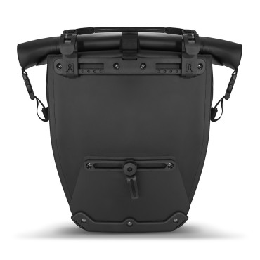 Bolsa de bicicleta impermeável Sakwa no tronco 25L preto