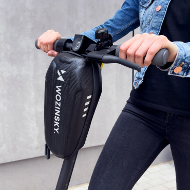Vodotesná čelenka Scooter Bag na skútri 3 L čierny