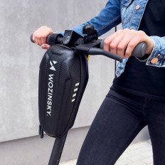 Vodotesná čelenka Scooter Bag na skútri 3 L čierny