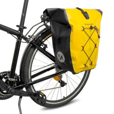 Saco de bicicleta impermeável Sakwa no tronco 25L Amarelo