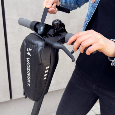 Vodotesná čelenka Scooter Bag na skútri 3 L čierny