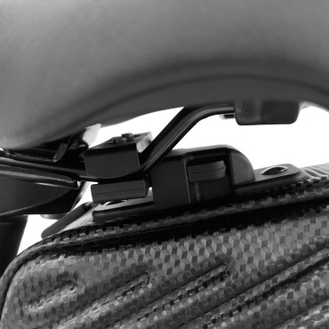 Bicykla vrecko pod sedlom vodotesné 1,5 l čierne