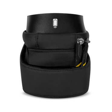 Bolsa de bicicleta em um quadro com uma caixa de telefone 1L preto