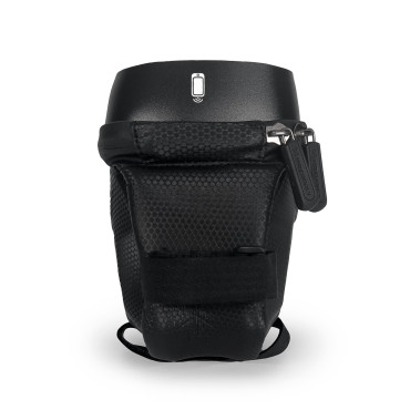 Bolsa de bicicleta no quadro com um caso de telefone 1,7 l preto