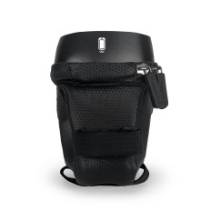 Bolsa de bicicleta no quadro com um caso de telefone 1,7 l preto