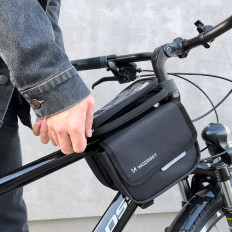 Bicykel Bag na ráme SAKWA pre Bike WaterProtes Phone Case 1.5L Black