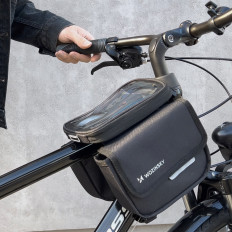 Bicykel Bag na ráme SAKWA pre Bike WaterProtes Phone Case 1.5L Black