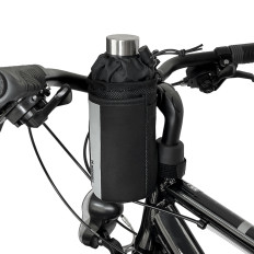 Bolsa de bicicleta térmica para bicicleta ou scooter 1 l preto