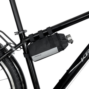 Termálne bicykelové vrecko na bicykli alebo skúter 1 l Black