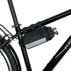 Bolsa de bicicleta térmica para bicicleta ou scooter 1 l preto