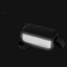 Borsa per bici termica per bici o scooter 1 l nero