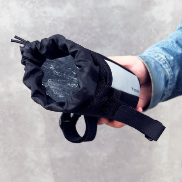 Bolsa de bicicleta térmica para bicicleta ou scooter 1 l preto