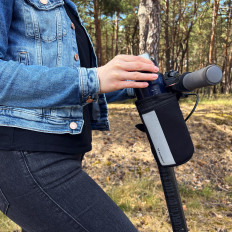 Termisk cykelväska för cykel eller scooter 1 l svart