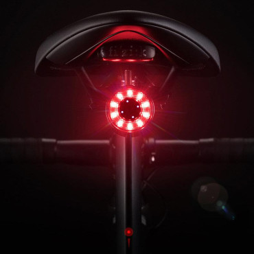 Achter LED-fietslamp met...