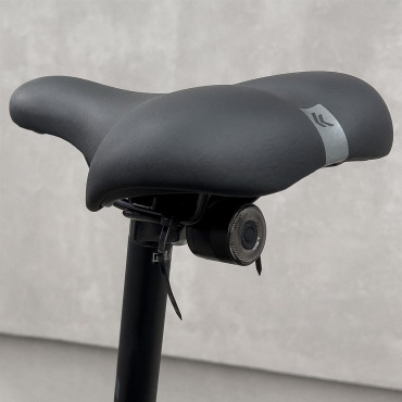 Galinis LED dviračių šviesa su mikro USB raudona šviesa 5 juodos režimai