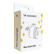 Achter LED-fietslamp met micro-USB-rood Licht 5 zwarte modi