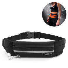 Nier lopen. Riem. Zwart