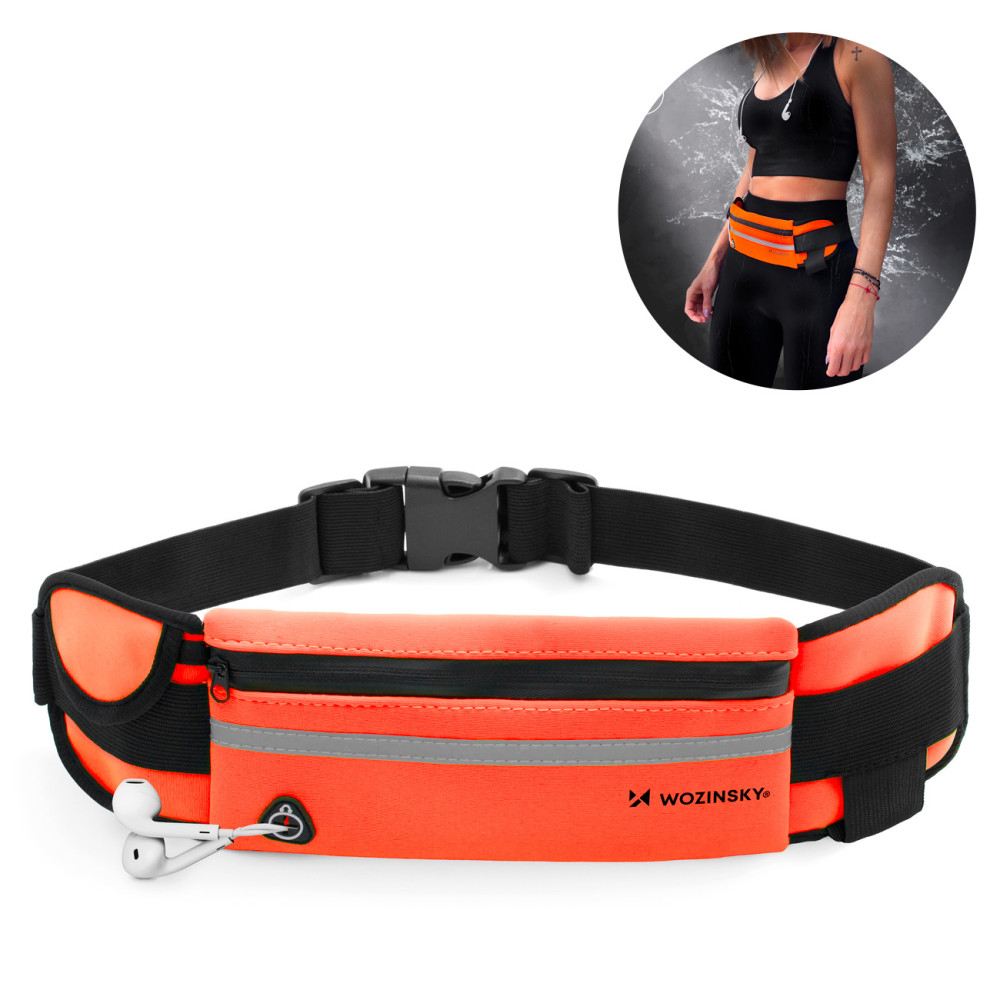 Running njure. Race Belt. Orange