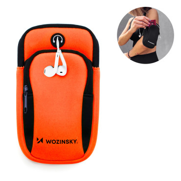 Laufende Telefonarmband-Orange