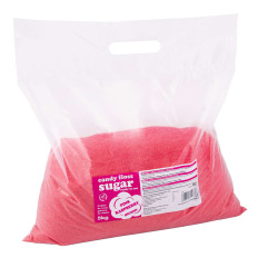 Colorful sugar for red sugar wool with 5kg raspberry flavor
