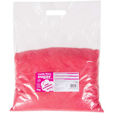 Colorful sugar for red sugar wool with 5kg raspberry flavor