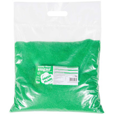 Zucchero colorato per una lana di zucchero verde con un sapore naturale 5 kg