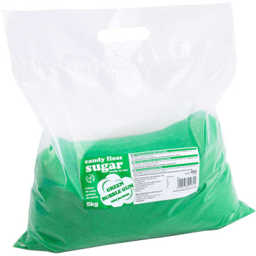 Colorful sugar for a green...