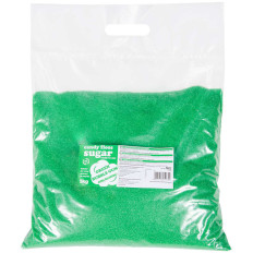 Colorful sugar for a green sugar wool with a 5kg balloon rubber