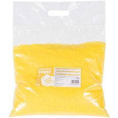 Açúcar colorido para uma lã de açúcar amarela com um sabor de baunilha 5kg