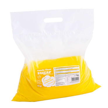 Colorful sugar for a yellow...