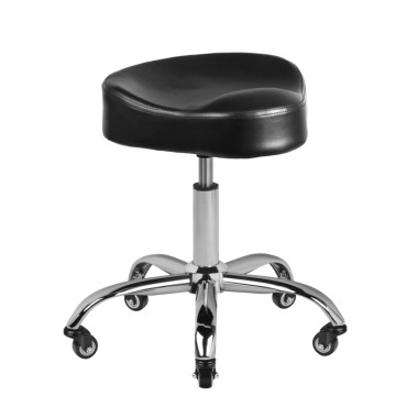 Gabbiano Hocker A450 Schwarz — Vorderansicht