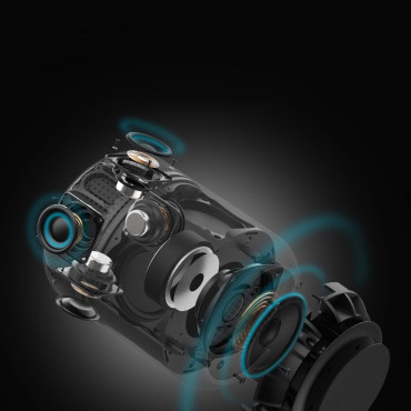 Trådløst Bluetooth-højttalerelement T6 MAX 60W Sort