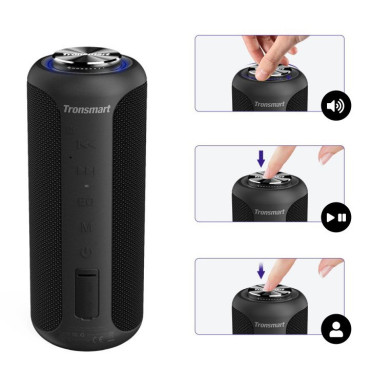 Bezdrôtový Bluetooth reproduktorový prvok T6 plus 40W + Powerbank