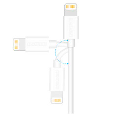 Cabo USB de cabo MFI - Relâmpago 1.2m Branco