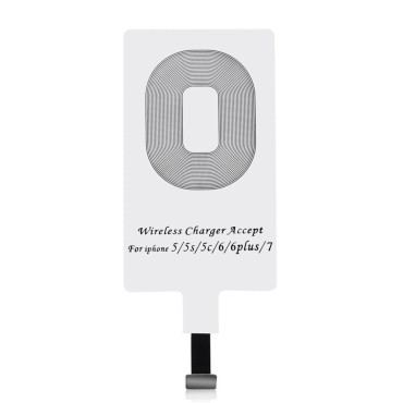 Προσαρμογέας για ασύρματη φόρτιση Qi Lightning White Induction Inlay
