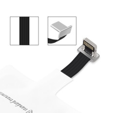 Adapteris bezvadu uzlādēšanai Qi zibens balts indukcijas inlay