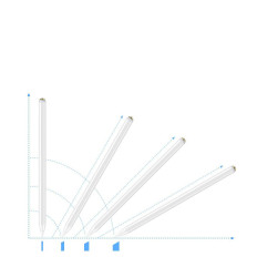 Stylus pero kapacitivno pisalo za iPad Active White