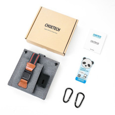 Chargeur solaire pour téléphone touristique avec gris pliant USB 14W