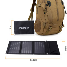 Caricabatterie turista solare solare 22W 2xusb Belly BLY