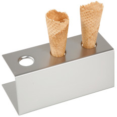 Rustfrit stål is stand til 3 wafers - Hendi 755730