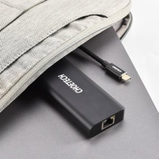 Dockningsstation Hub USB Typ C 6W1 100W PD Svart