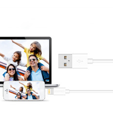 Kabel USB-kabel - strela MFI 1.8m Potrjena bela